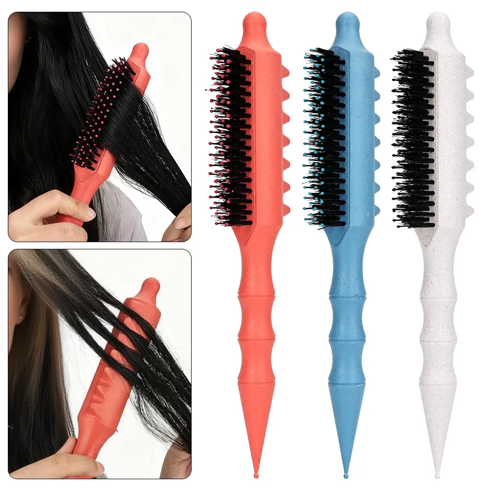 Brosse volumisante à rouleaux, mise en situation