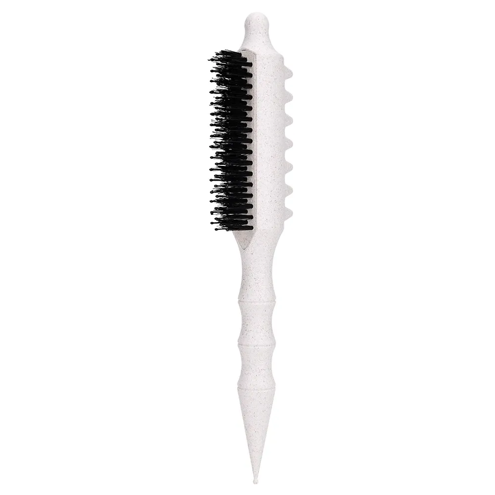 Brosse volumisante en nylon à rouleaux pour boucler les cheveux et donner du volume aux racines, outil de coiffage et de lissage mixte 7
