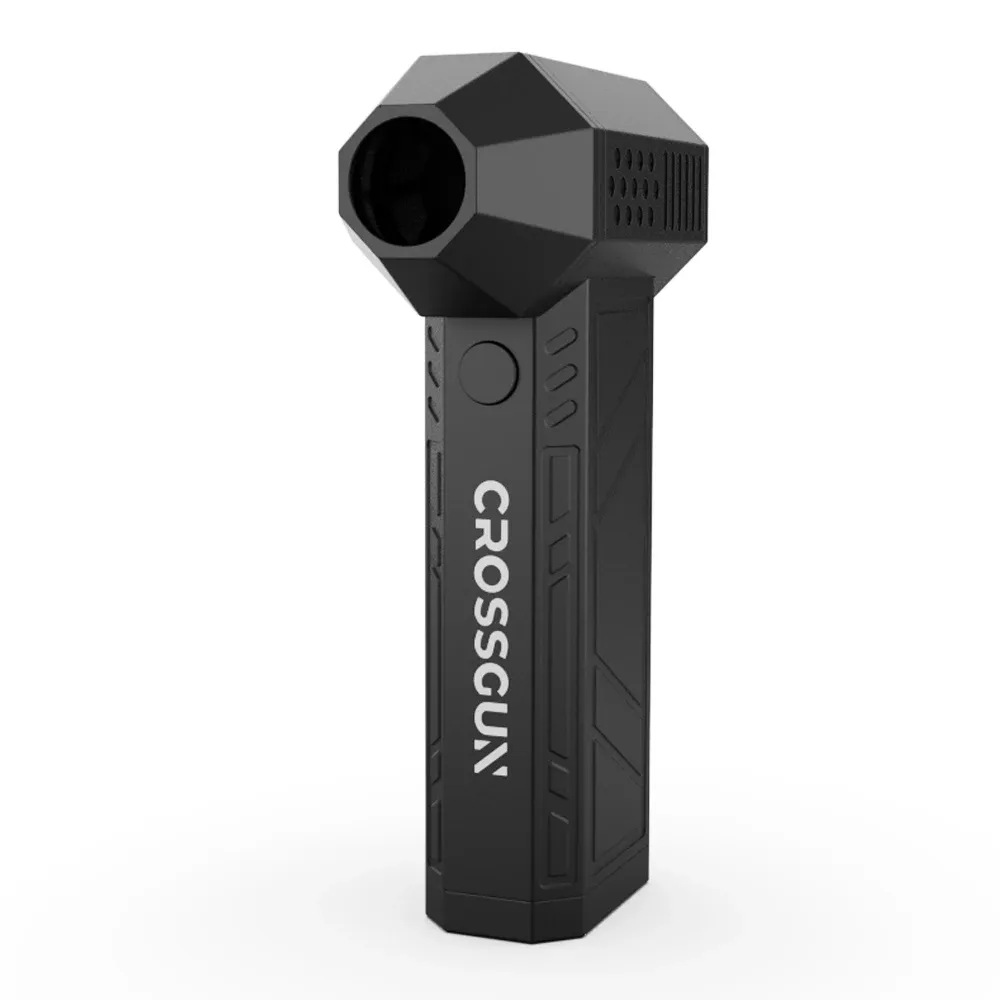 CROSSGUN Jet Turbo King Kong Ventilateur Jetfan Puissant et Portable avec Éclairage LED, Dépoussiérage pour Ordinateur, Hurricane Storm X3 7
