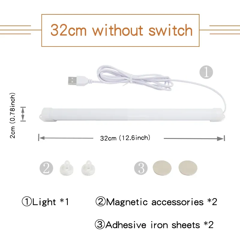 Lampe de bureau LED magnétique rechargeable par USB, protection des yeux 8