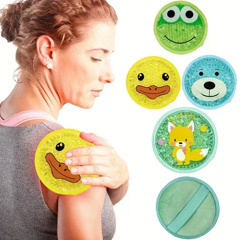 Compresse de gel réutilisable aux motifs de dessins animés