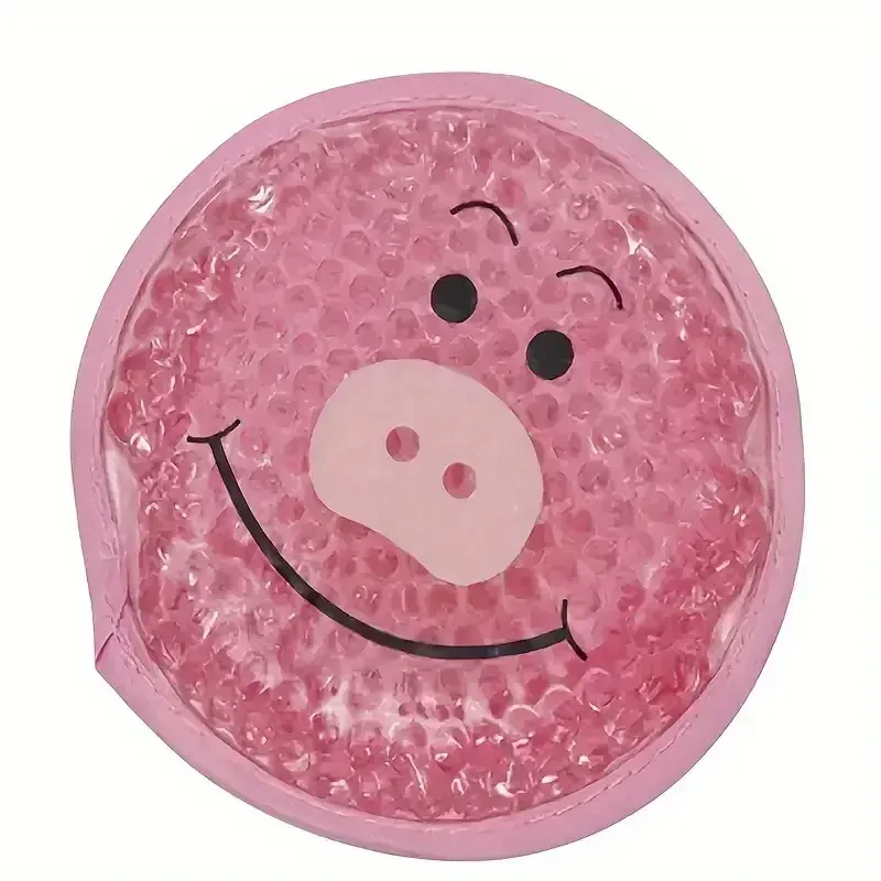 Poche de glace en gel réutilisable au motif dessin animé, compresse chaude et froide apaisante 10