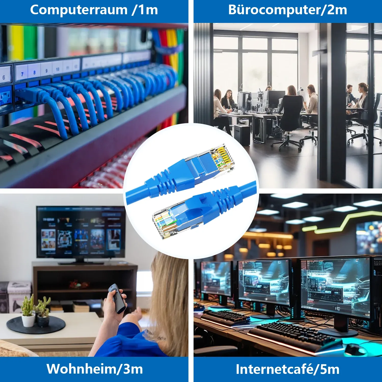 Câble Ethernet UTP, ambiance lifestyle et connectivité