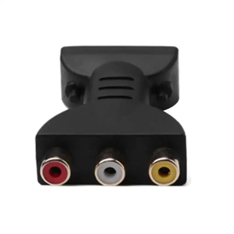 Convertisseur HDMI vers 3 RCA plaqué or, connectique