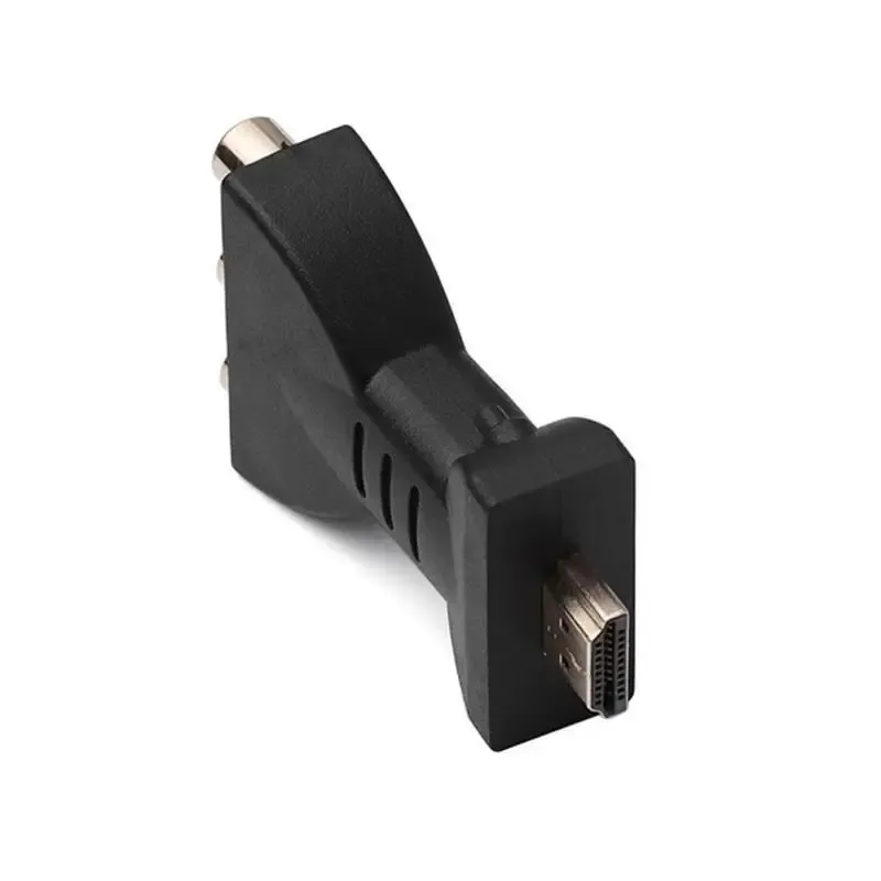 Convertisseur HDMI vers 3 RCA plaqué or, en situation