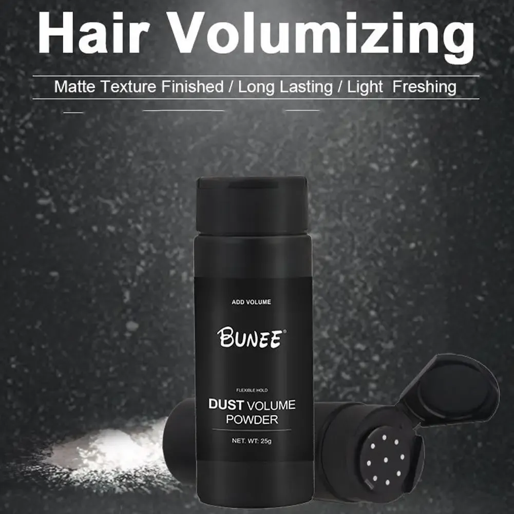 Poudre coiffante longue durée pour hommes et femmes, contrôle de l'huile et volume instantané 2