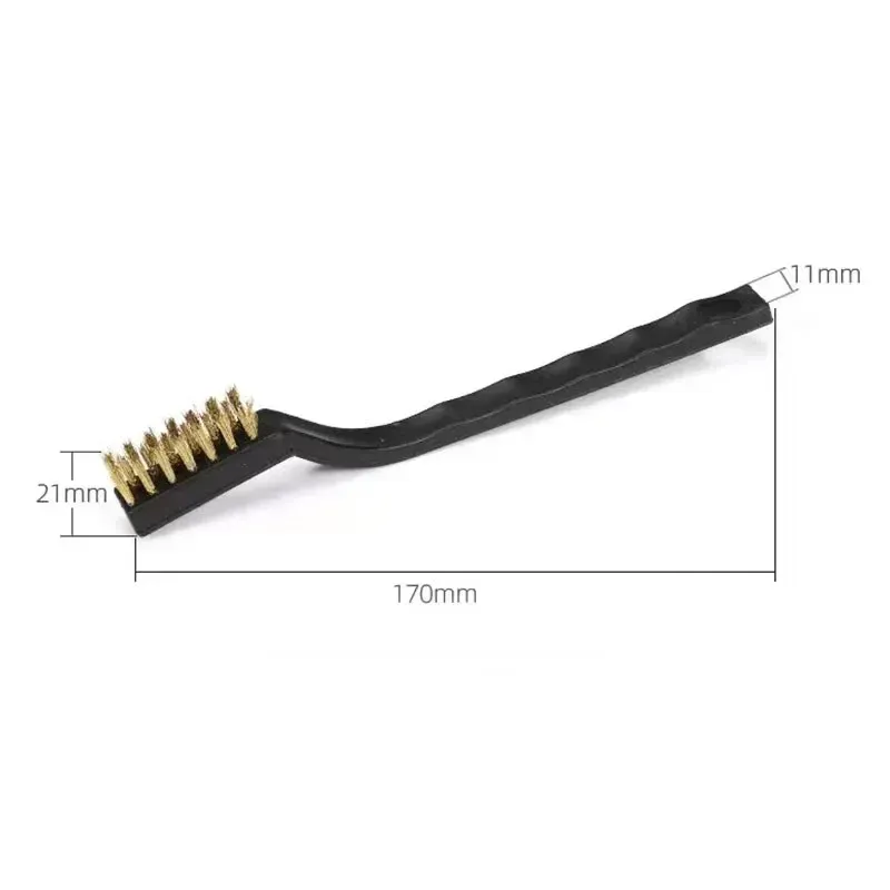 Mini brosse industrielle en fil d'acier inoxydable et de cuivre pour nettoyage intensif, lot de 6 ou 12 4