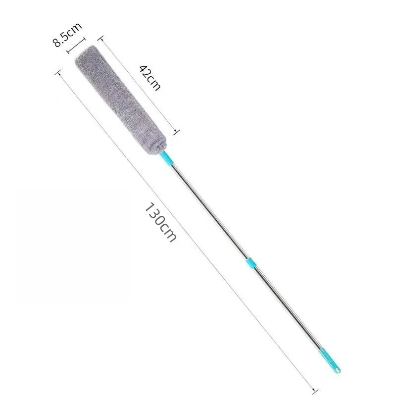 Brosse plumeau en microfibre à long manche pour livres, canapé et chevet 7