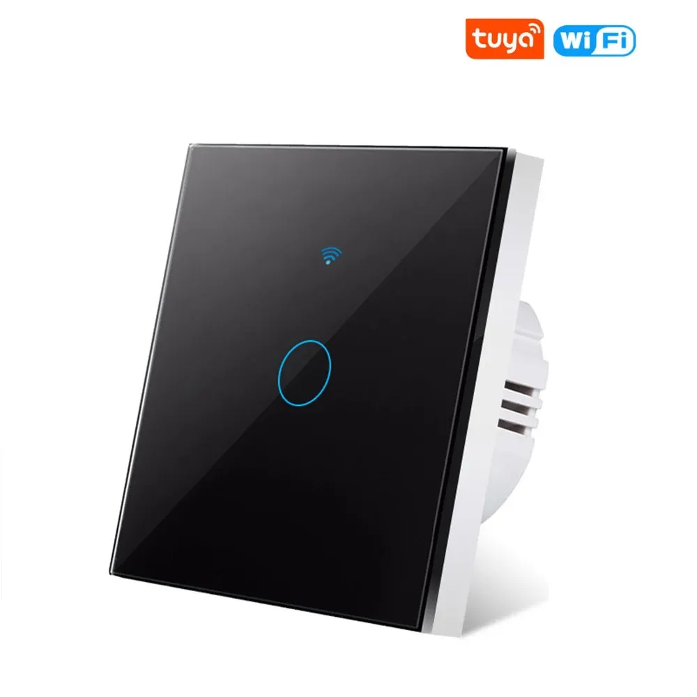 Interrupteur tactile intelligent WiFi compatible Tuya Smart Life, contrôle à distance via application, sans fil neutre, 110V/220V, compatible Alexa et Google Home 8