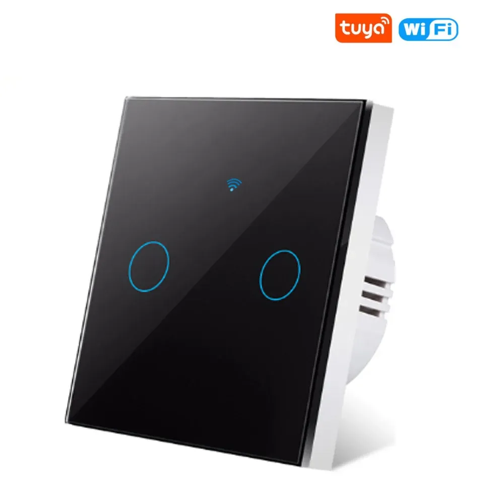Interrupteur tactile intelligent WiFi compatible Tuya Smart Life, contrôle à distance via application, sans fil neutre, 110V/220V, compatible Alexa et Google Home 7