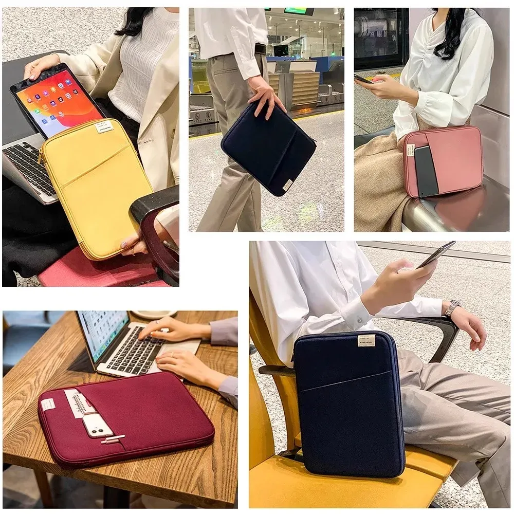 Pochette en situation d'utilisation