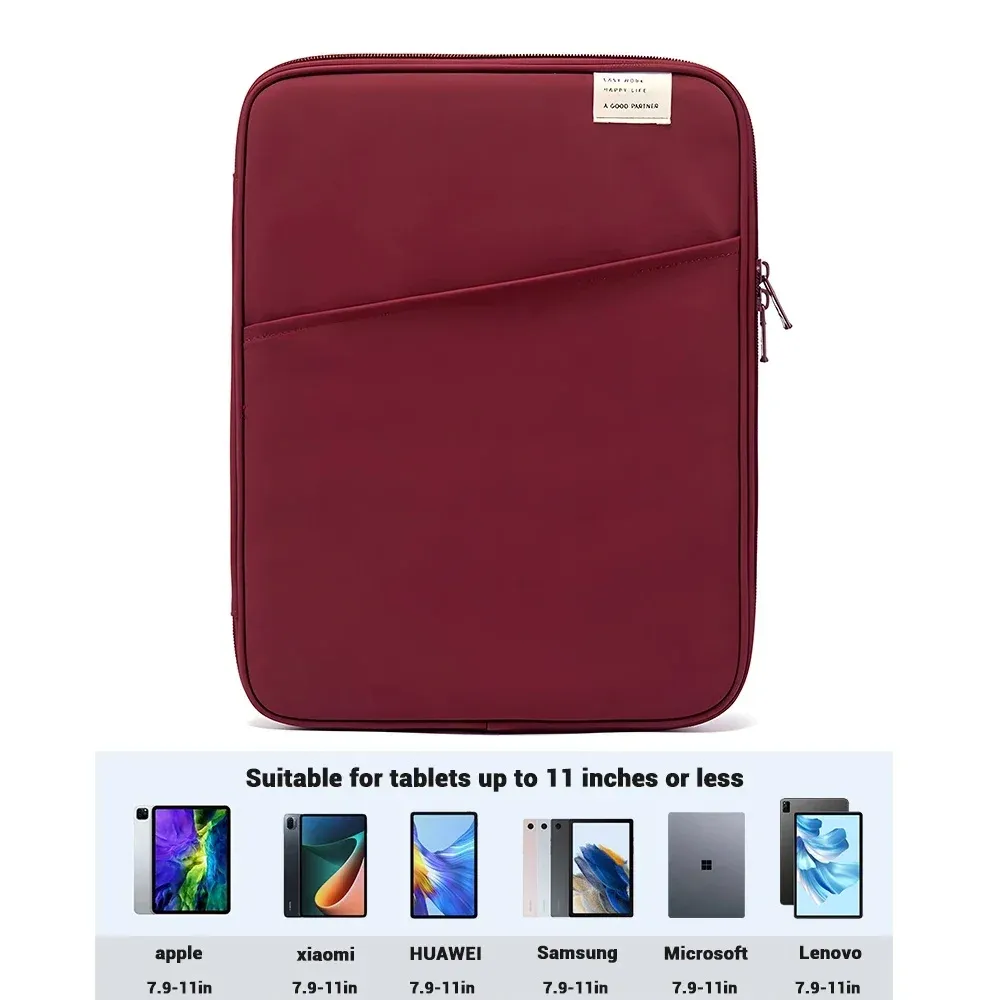Pochette antichoc pour tablette et ordinateur portable, compatible iPad Pro 11, Air 6, 4, 5, 12,9, 10,5, 9,7, MacBook Air 13,3, 13,6, Pro 14, Xiaomi, Huawei, Samsung 11
