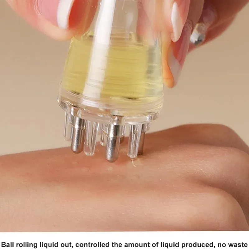 Applicateur de cuir chevelu 6 ml, mini masseur de tête à bille, peigne de massage pour la croissance des cheveux, applicateur d'huile essentielle 6