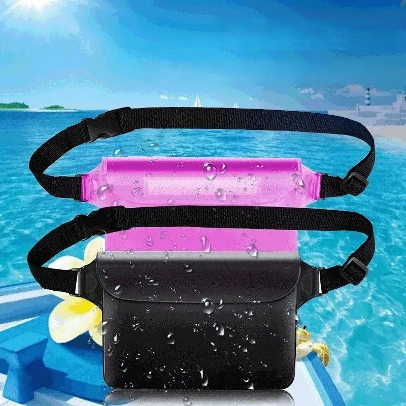 Pochette étanche flottante pour activités aquatiques – Sac sec multi-sports avec compartiment téléphone 4