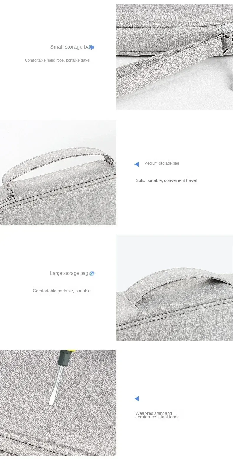 Accessoires rangés avec soin