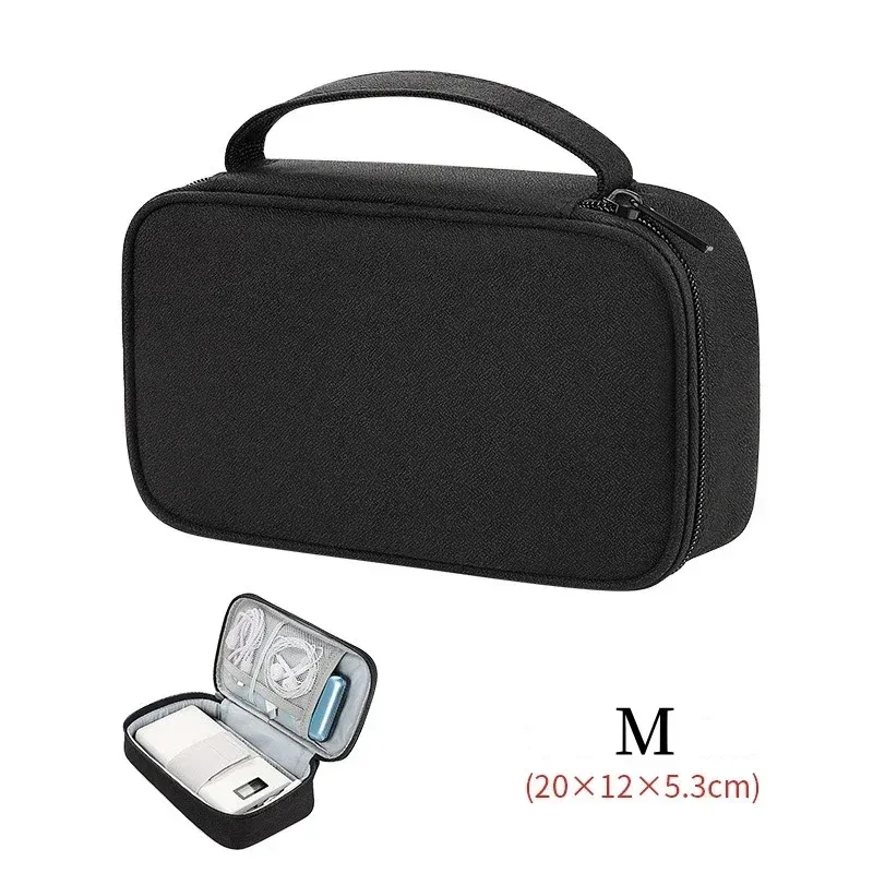 Grand sac de rangement de voyage étanche et portable pour câbles et appareils électroniques 7