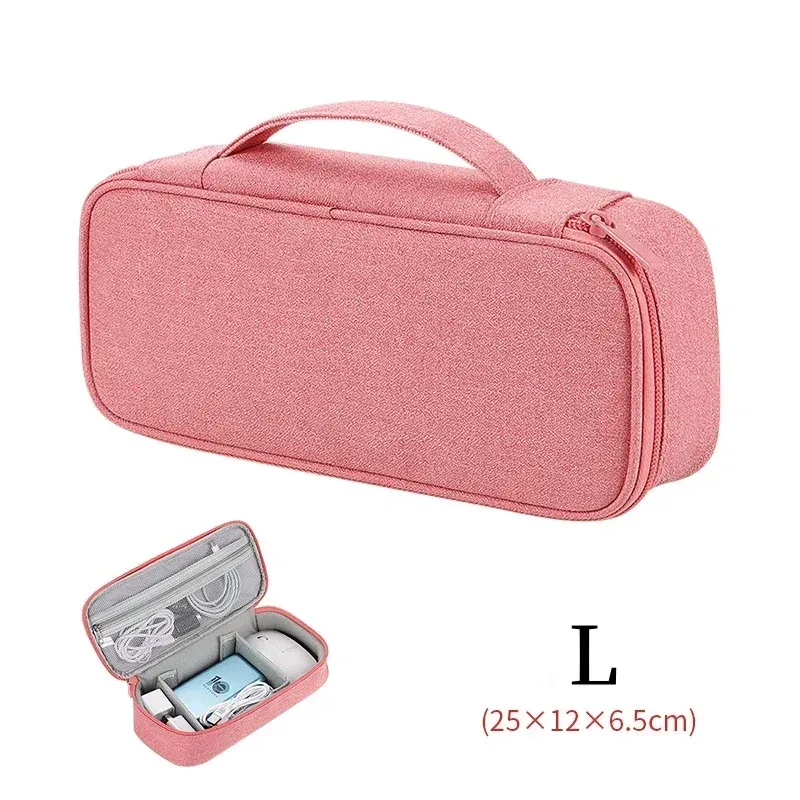 Grand sac de rangement de voyage étanche et portable pour câbles et appareils électroniques 13