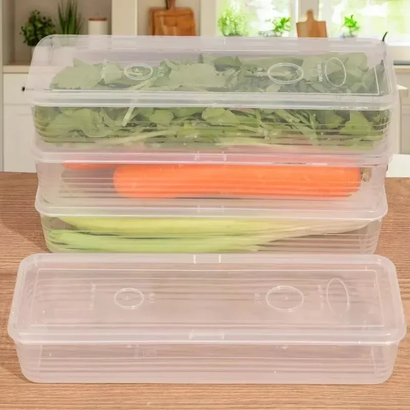 Boîtes de rangement pour réfrigérateur de près