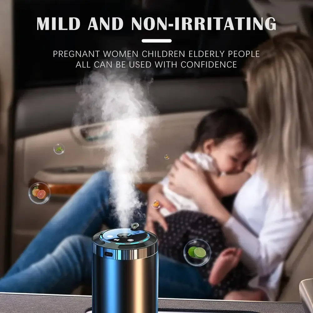 Diffuseur d'arôme électrique pour voiture, humidificateur d'air à brume d'aromathérapie pour aération automobile 5