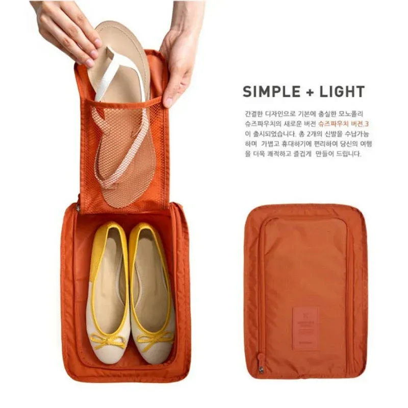 Sac de rangement pliable et étanche pour chaussures de voyage 2