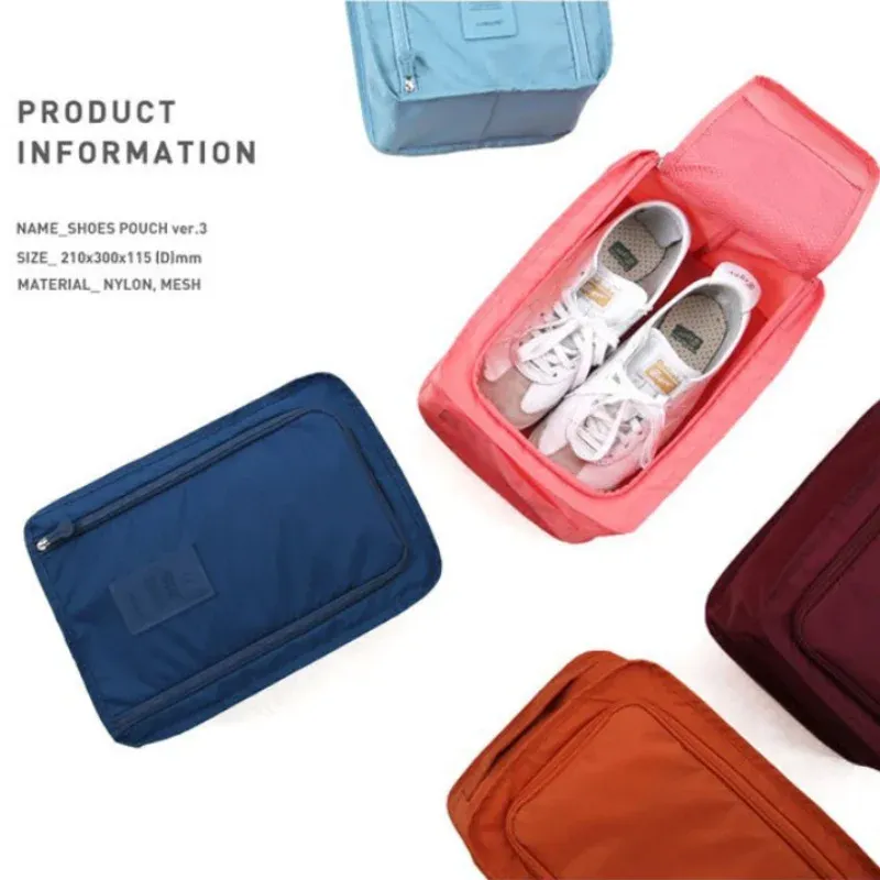 Sac de rangement pliable et étanche pour chaussures de voyage 3