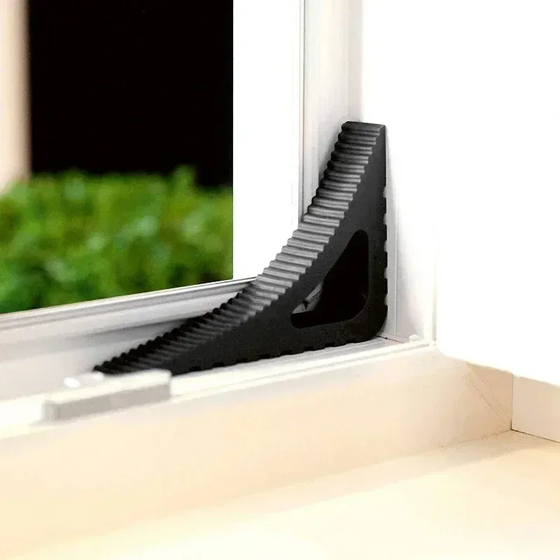 Butoir de porte en caoutchouc réutilisable pour sol, limiteur de fenêtre anti-collision pour maison et bureau 2