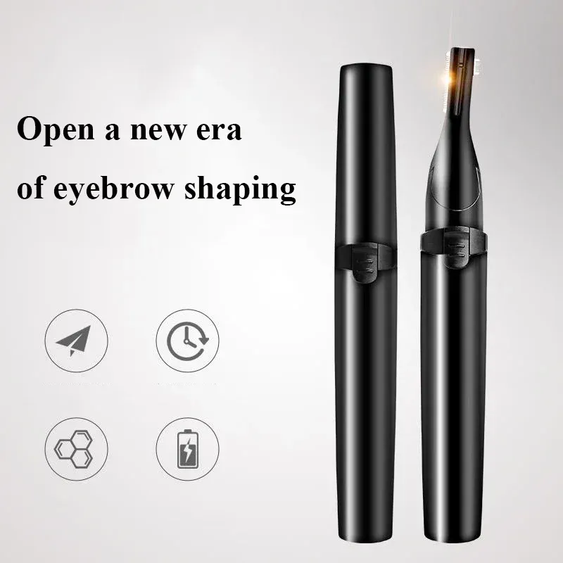 Rasoir électrique pour sourcils, portable, à double tête de coupe et lavable, outil de mise en forme et de rasage des sourcils 4