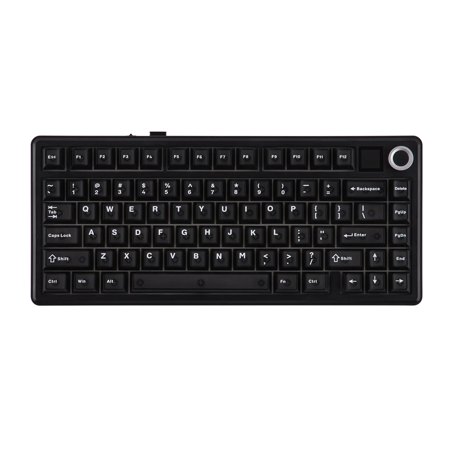 Clavier mécanique sans fil EPOMAKER X AULA F75 MAX, format compact 75 %, disposition ANSI, connectivité filaire/Bluetooth/2,4 GHz, écran TFT et bouton 10