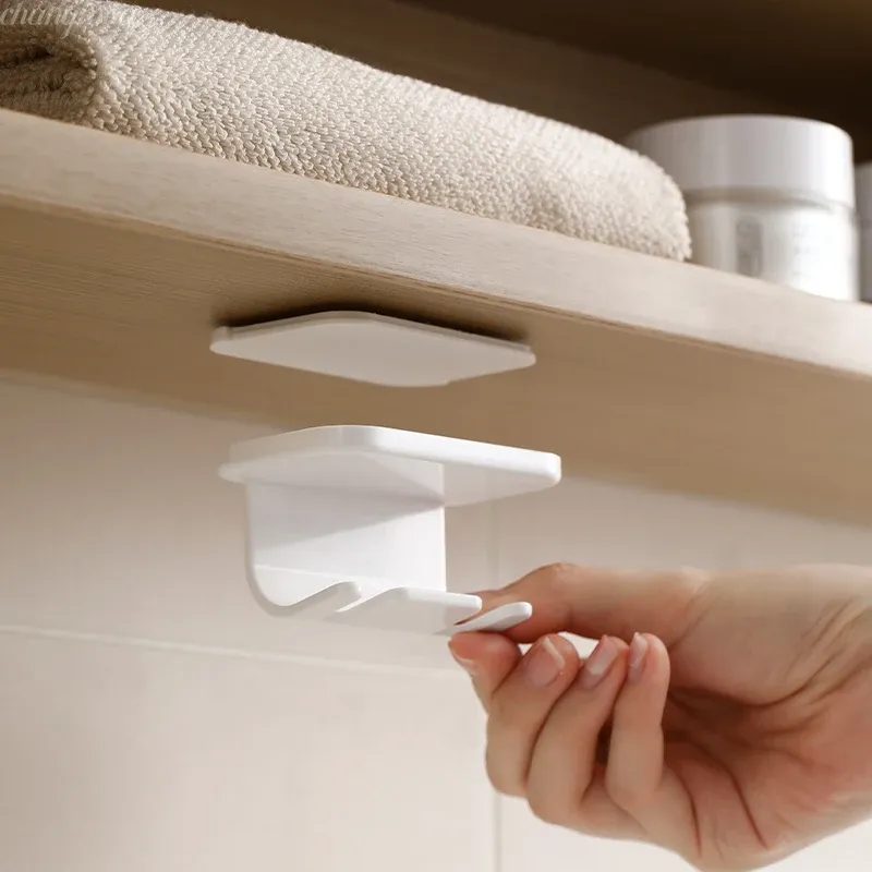 Support mural auto-adhésif et détachable pour brosse à dents électrique, pour salle de bain 5