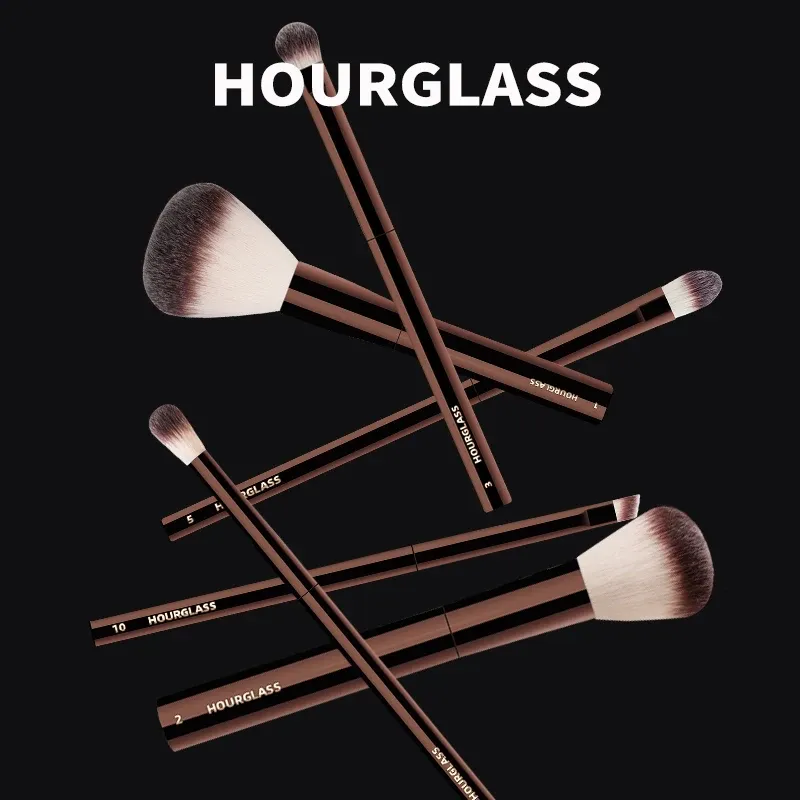 Pinceau de maquillage sablier à estomper, précision n°13, fibres douces et respectueuses de la peau, design tendance, pour un seul œil 5