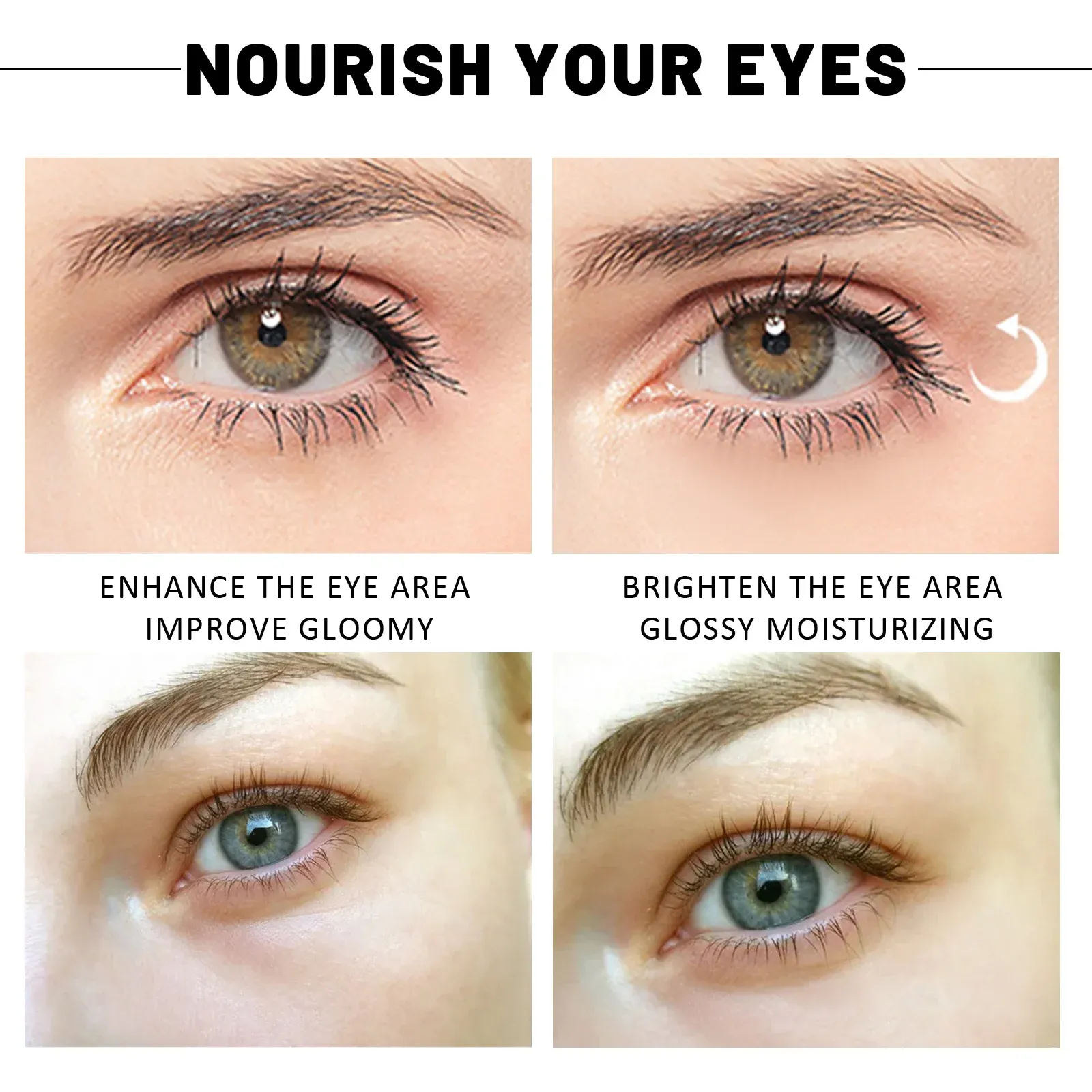 Patchs or pour les yeux EELHOE, vue détaillée