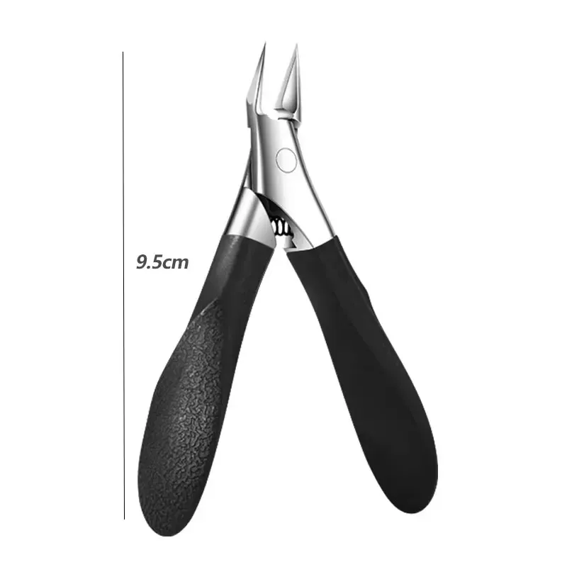 Coupe-ongles en acier inoxydable, lame droite pour ongles incarnés et épais, pointe fine et précise, outils de manucure 9