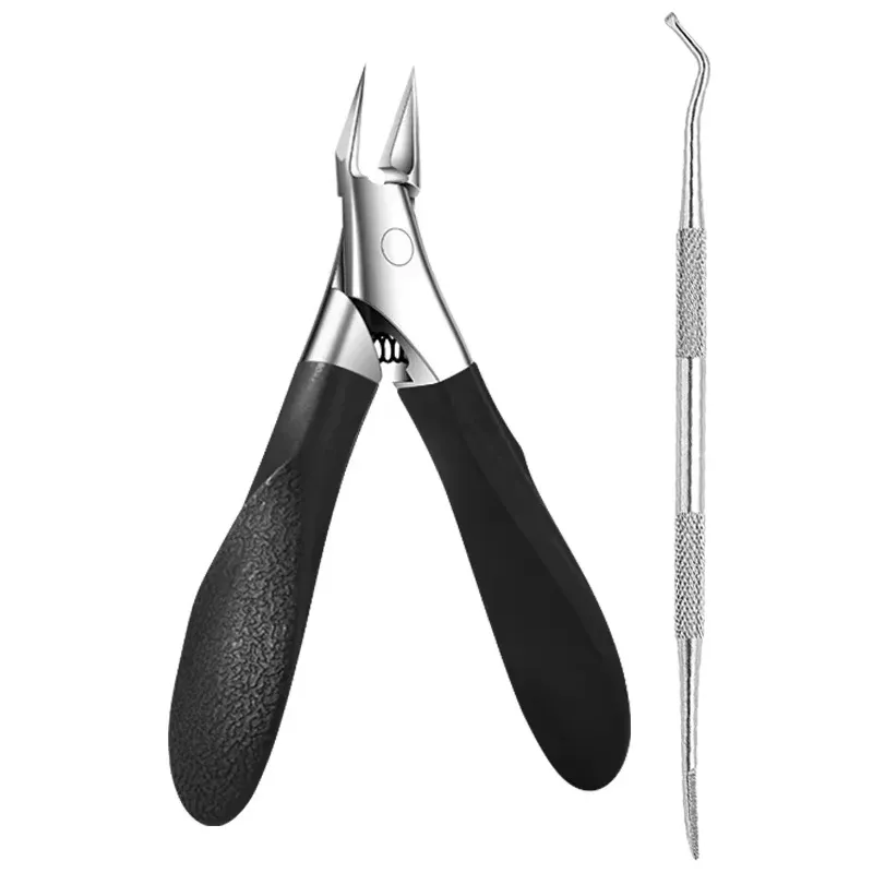 Coupe-ongles en acier inoxydable, lame droite pour ongles incarnés et épais, pointe fine et précise, outils de manucure 11