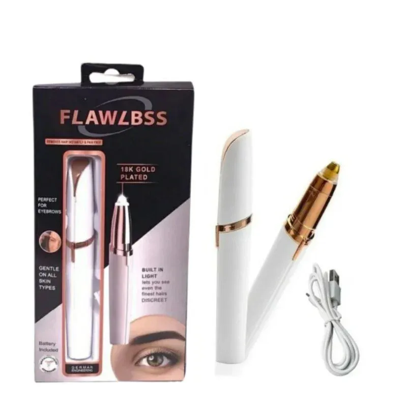 Rasoir électrique portable pour sourcils et corps, rechargeable - Image 1