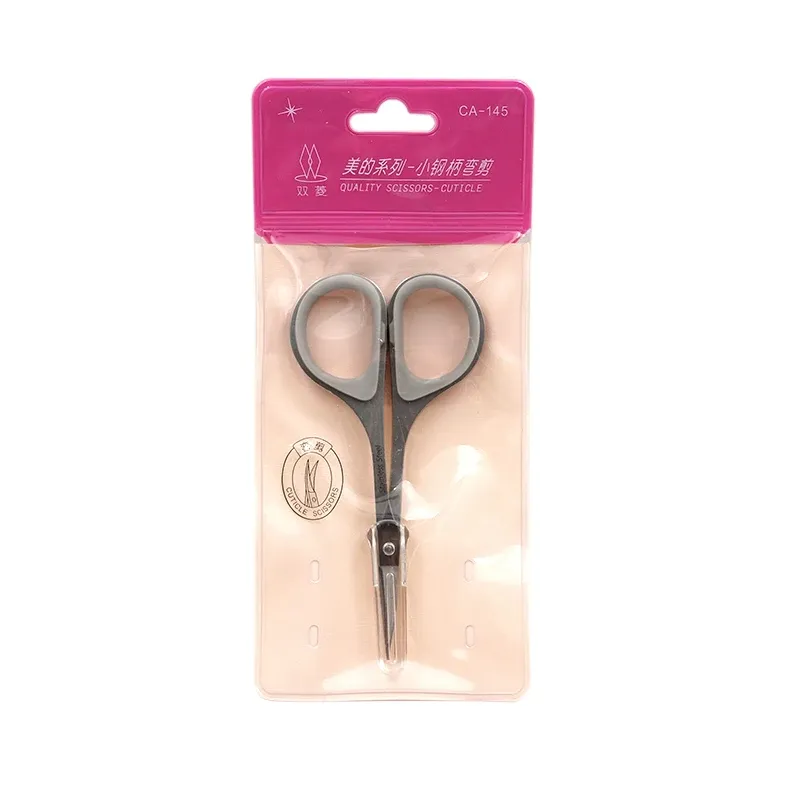 Ciseaux à sourcils professionnels, tondeuse à tête droite et tête incurvée pour extensions de cils volume 5