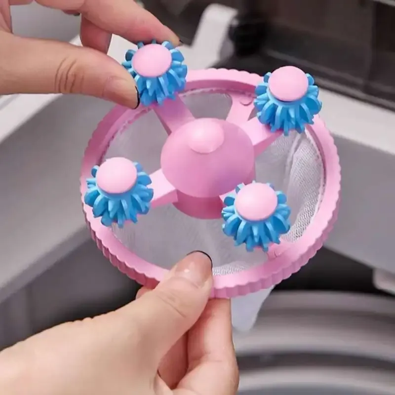 Sac filtrant réutilisable pour machine à laver, attrape-peluches et poils d'animaux 3