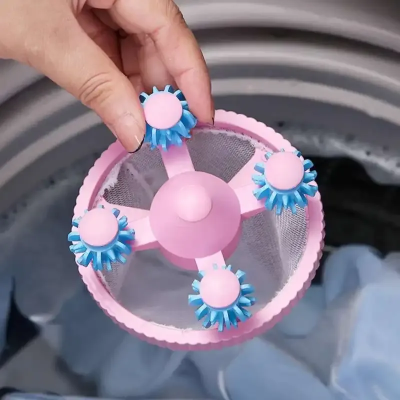 Sac filtrant réutilisable pour machine à laver, attrape-peluches et poils d'animaux 4
