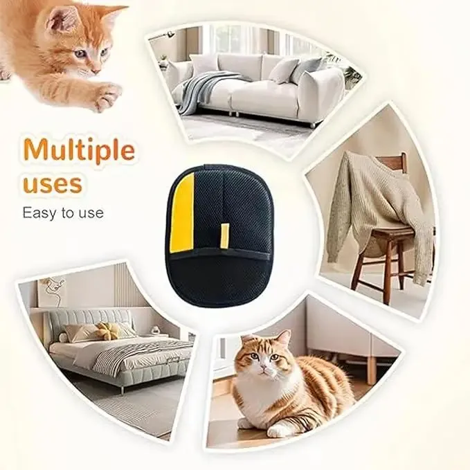 Gant de toilettage électrostatique pour animaux de compagnie