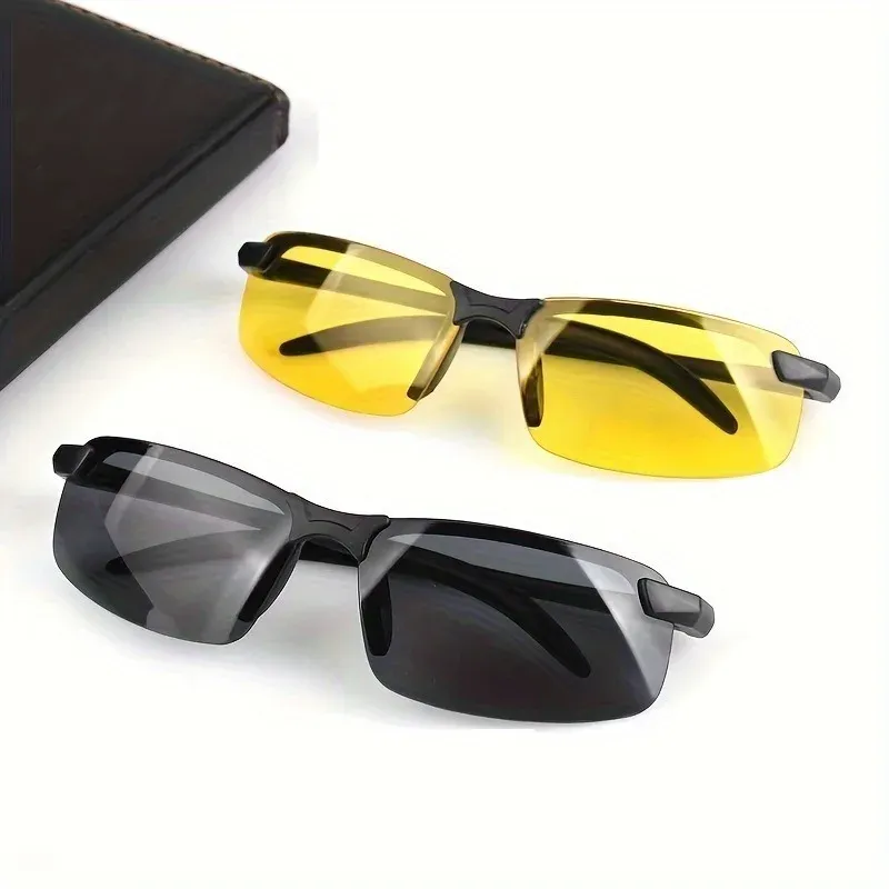 Lunettes de soleil polarisées jour et nuit, résistantes aux rayures, protection UV 4