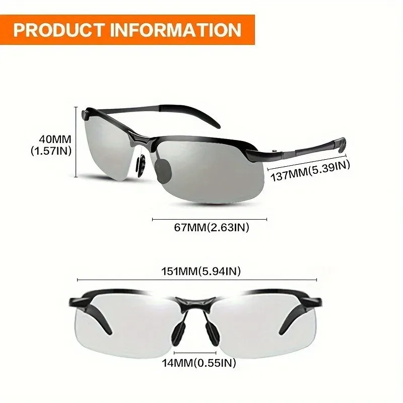 Lunettes de soleil polarisées, vue de face