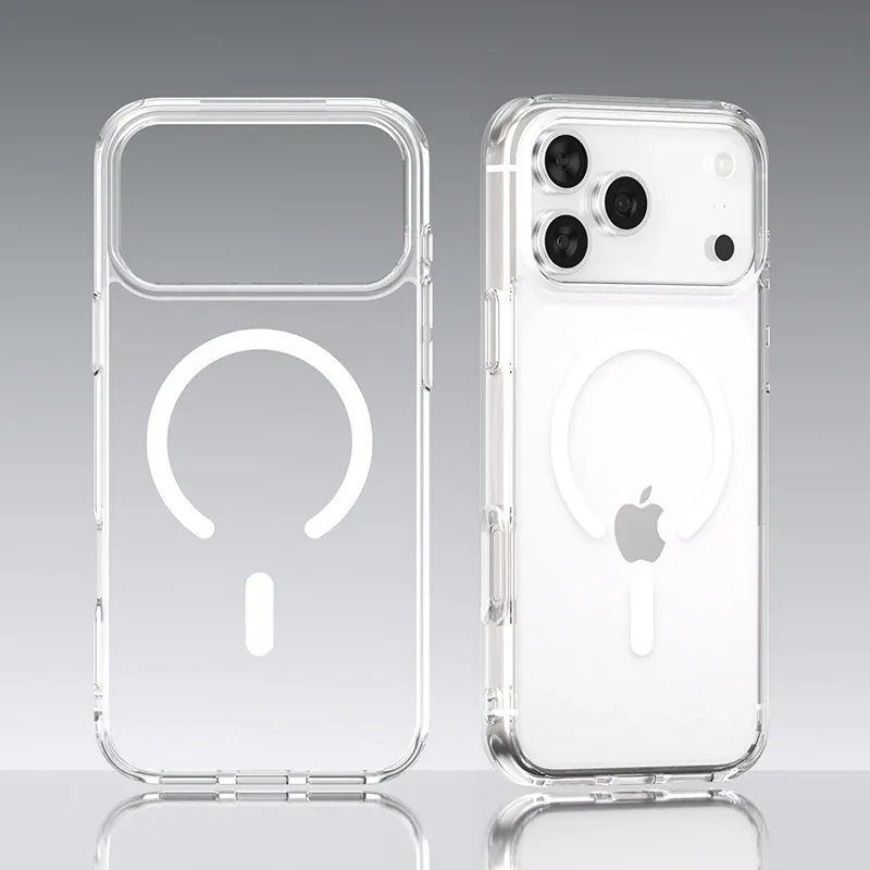 Coque transparente antichoc pour iPhone 17 Pro Max