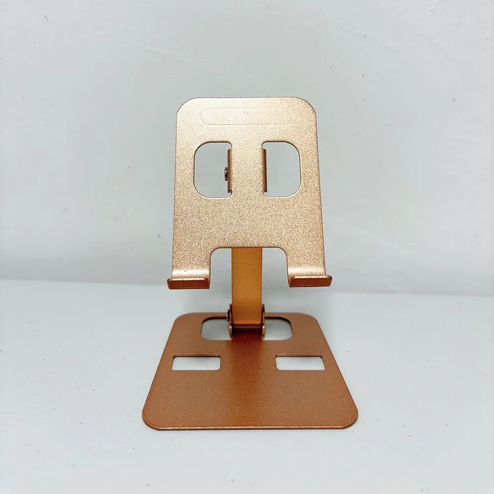 Support de téléphone de bureau pliable universel en alliage d'aluminium, support métallique pour iPhone 15 et 14 13