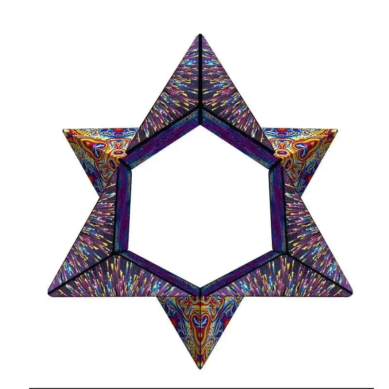 Cube magnétique anti-stress, vue détaillée