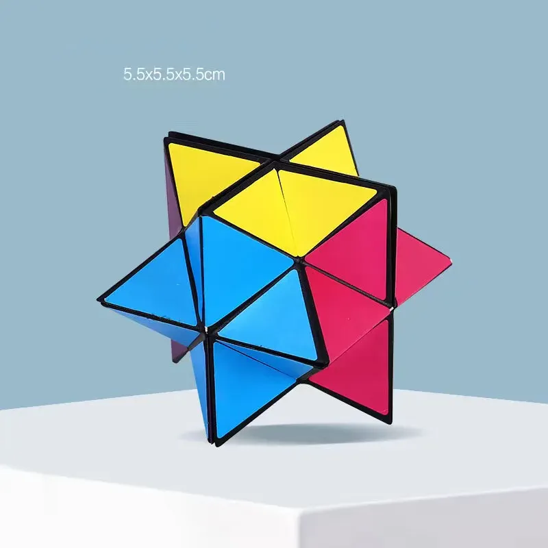 Cube magnétique géométrique transformable pour enfants, casse-tête 3D de décompression et d'entraînement cognitif 11