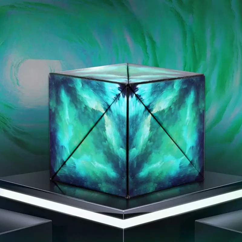 Cube magnétique géométrique transformable pour enfants, casse-tête 3D de décompression et d'entraînement cognitif 20