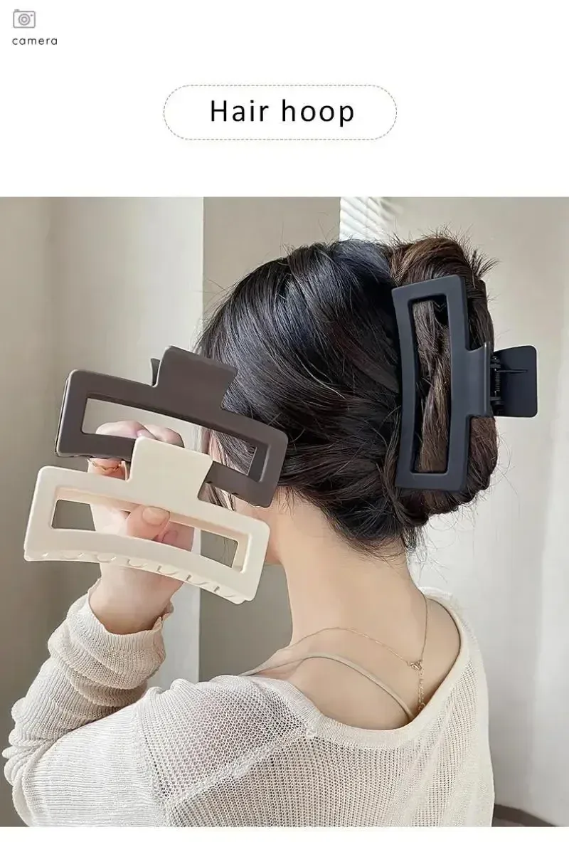 Pince à cheveux en couleur unie