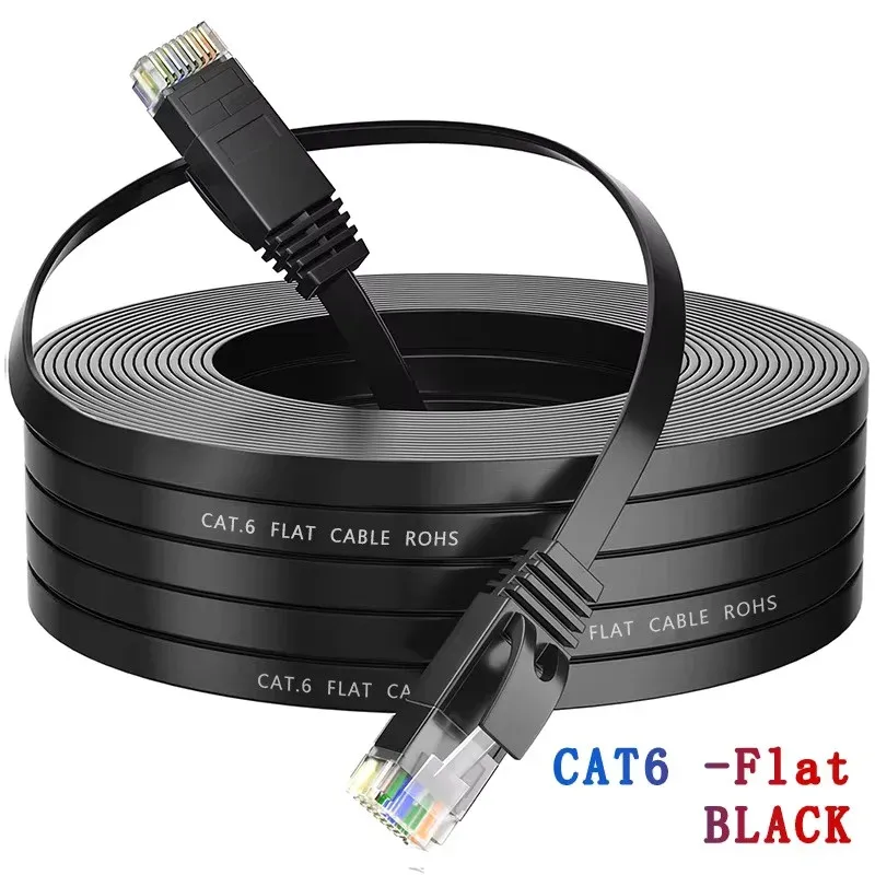 Câble Ethernet Cat 6, câble réseau LAN Gigabit haute vitesse pour connexion Internet 7