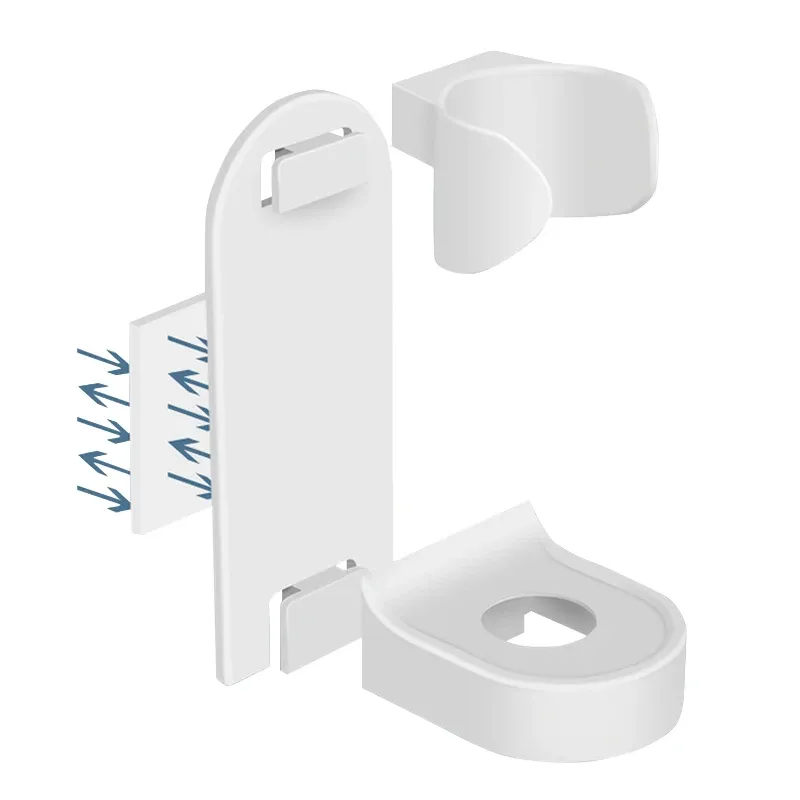 Porte-brosse à dents électrique sans trace pour salle de bain, support mural compatible avec la plupart des modèles 6