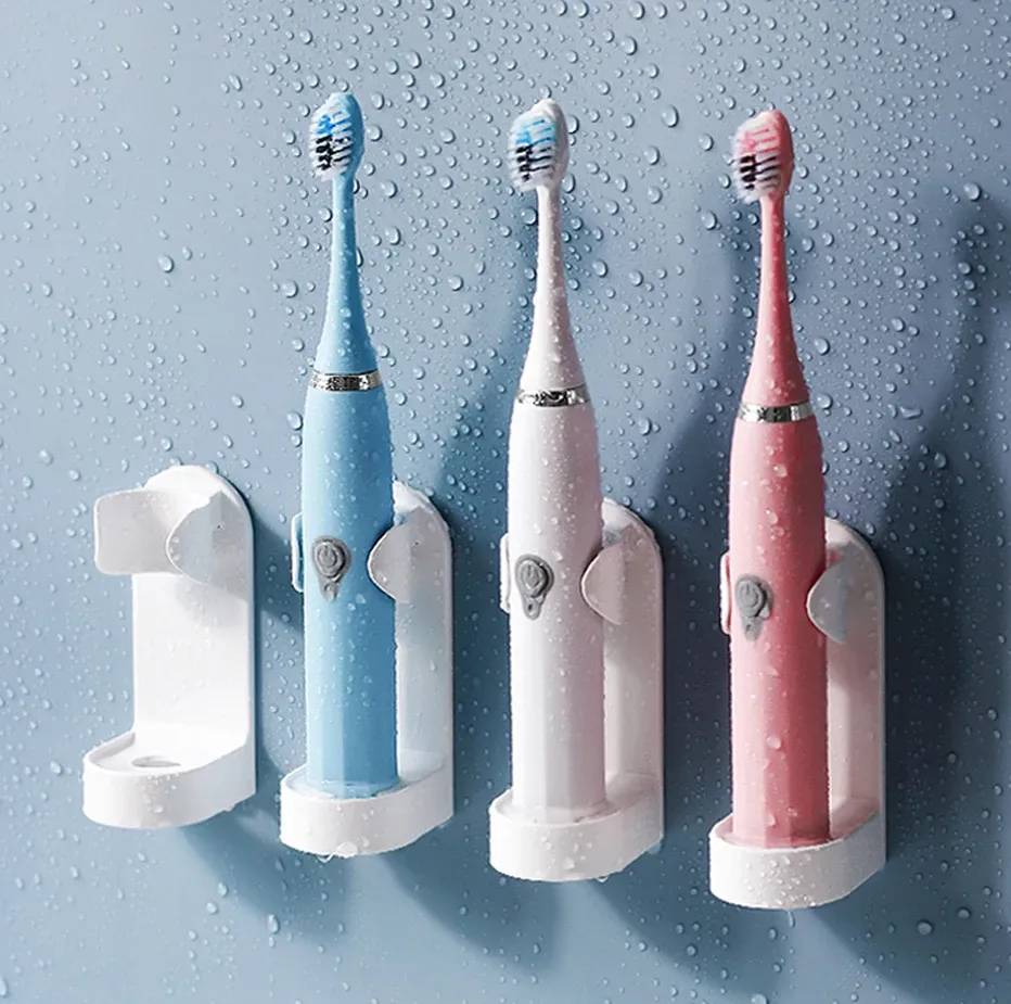 Porte-brosse à dents mural en situation