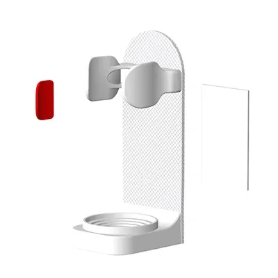 Porte-brosse à dents électrique sans trace pour salle de bain, support mural compatible avec la plupart des modèles 9